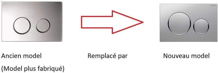 Geberit 115.882.KN.1 115882KN1 Sigma 20 Betätigungsplatte, Hochglanz-verchromt/mattchrom, Seidenglan