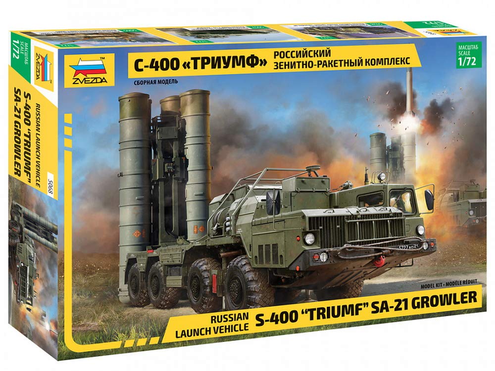 Zvezda Plastikmodellbau 5068 1:72 S-400“Triumf”AA Missile Sys. SA-21-Modellbausatz,Plastikbausatz, B