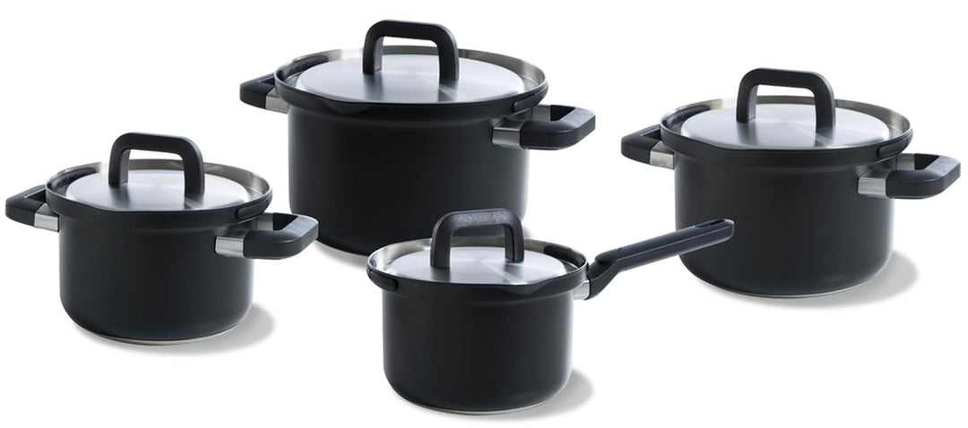 BK Flow Cool Black RVS pannenset 4-delig (1011764)