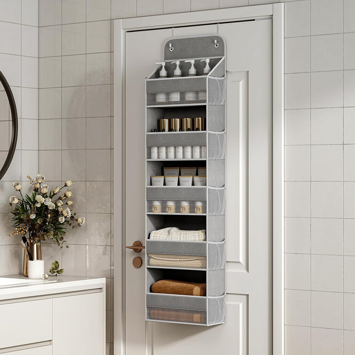 LAMU 5-Etagen Tür Organizer Hängend - Schwingungssicherer Schrank Organizer Hängend, Hintertür Aufbe