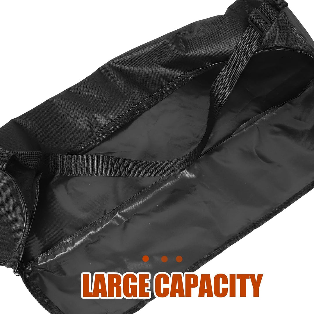 SHINEOFI Yogamatten Tasche Yogamattenhalter aus Oxford Stoff Schwarz Robust Damen für Yoga Studio un
