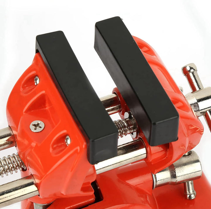 Tischschraubstock Mini 360 ° drehbar Verstellbare 70 mm Backenbreite Arbeitstischzange Tischklemme f