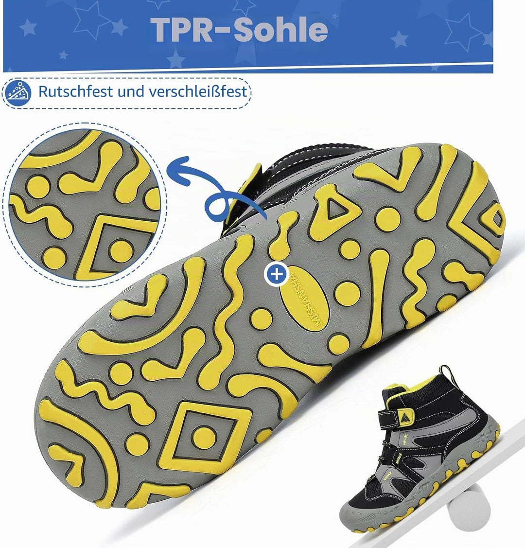 Mishansha Kinder Wanderschuhe rutschfest Trekkingschuhe Jungen Atmungsaktiv Outdoor Walkingschuhe Gr