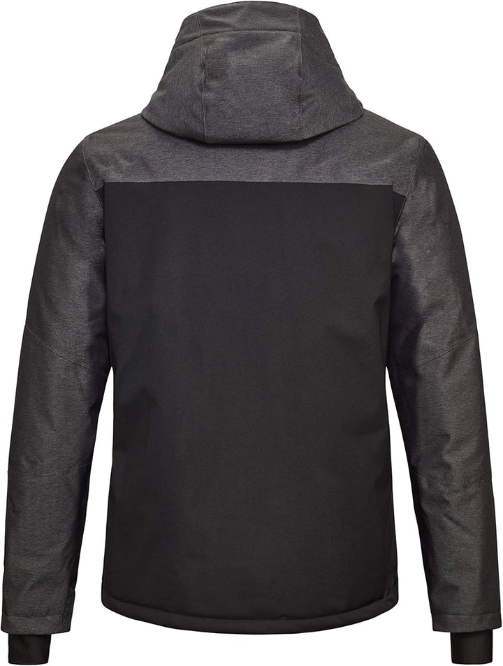 Killtec Herren Tirano Mn Ski Jckt A Funktionsjacke Mit Abzippbarer Kapuze Und Schneefang 3XL Schwarz