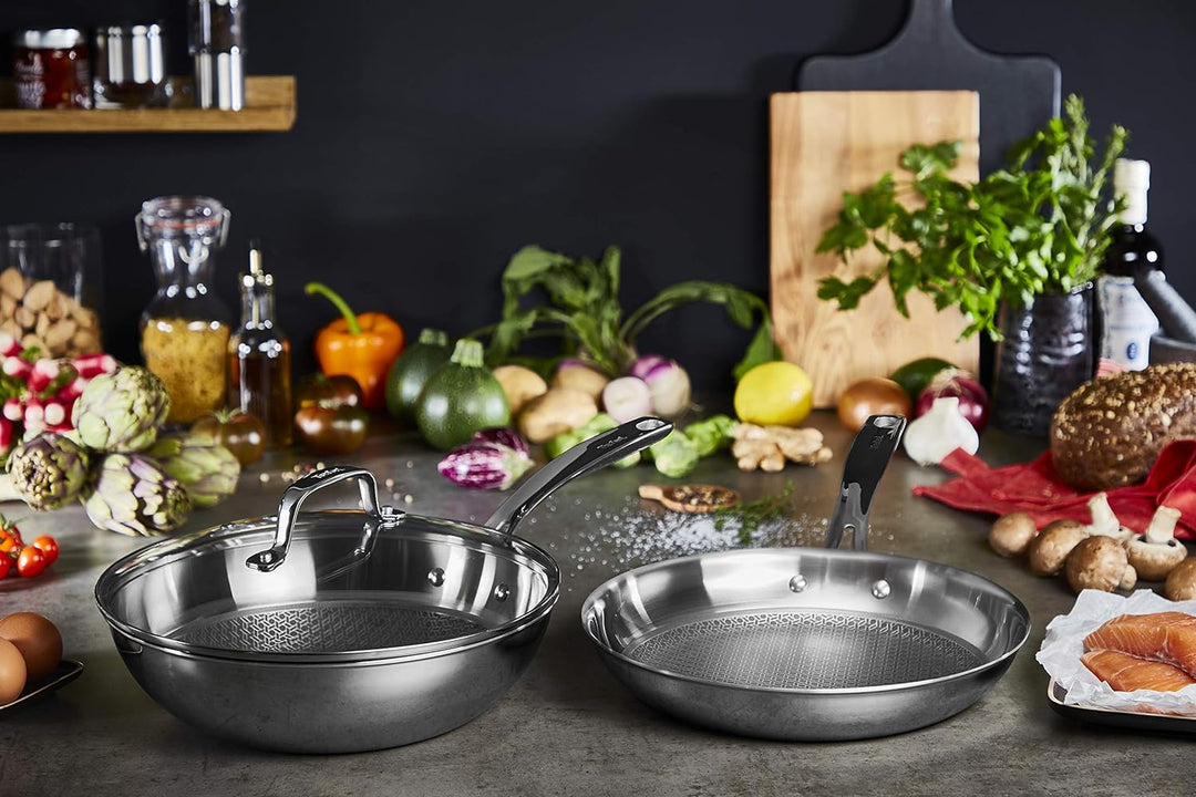 Tefal E49704 Eternal Mesh Bratpfanne | 24 cm | mit kratzfester Mesh Beschichtung | PFOA-frei | geeig