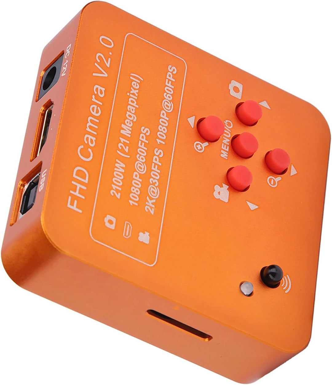 Mikroskop Kamera, Industrie Mikroskop Kamera Set 21MP HDMI USB TF C-Mount 2K 1080P HD Videokamera 22