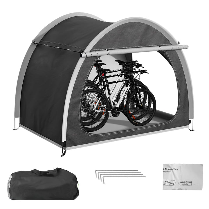 Fahrradgarage Wetterfest für 4 Fahrräder, Fahrradabdeckung Wasserdicht, Abdeckplane Wasserdicht, Was
