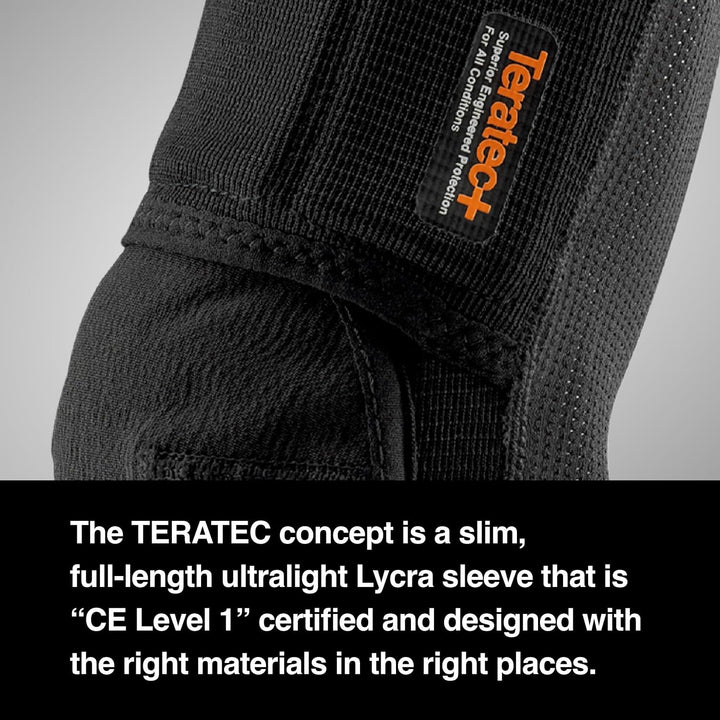 100% Teratec Plus Ellbogenprotektoren schwarz L Schwarz, L Schwarz