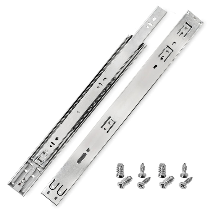 HELPMATE Schubladenschienen push-to-open Vollauszug 500 mm 1 Paar 2er Set Kugelvollauszüge Schublade