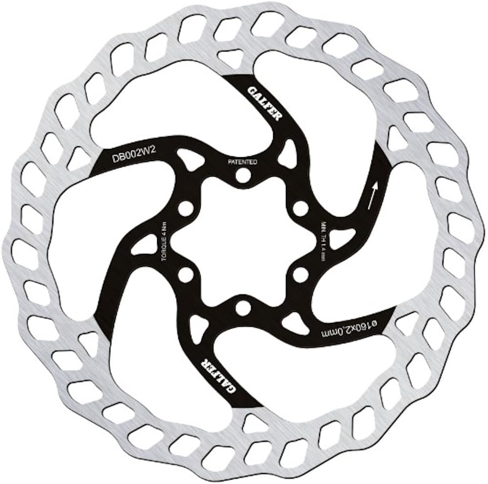 Galfer D.223 Unisex-Erwachsene Wave Bremsscheibe, Schwarz, One Size Schwarz Einheitsgrösse, Schwarz