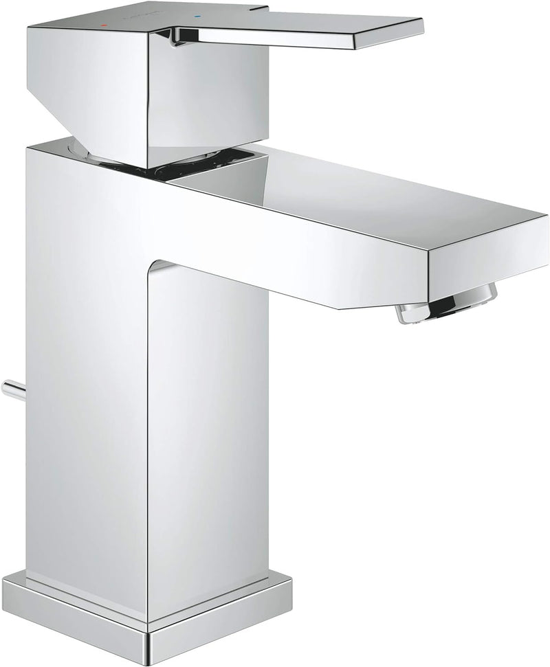 GROHE Sail Cube - Einhand- Waschtischarmatur (wassersparend, Schnell-Montage-System, mit Temperaturb