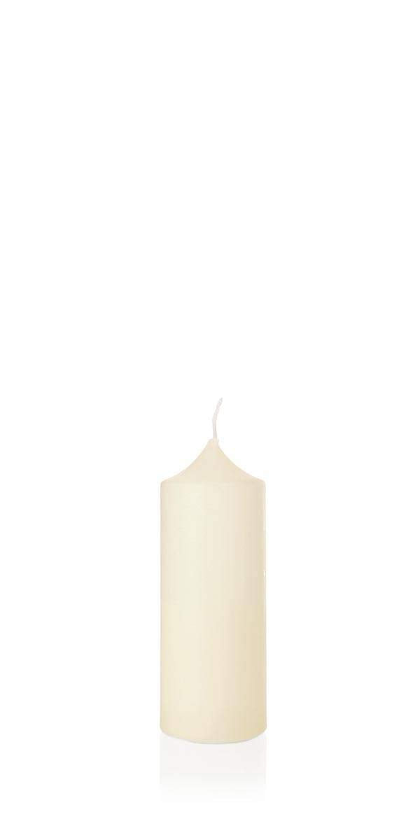 INNA-Glas Church Candle Franziska, Elfenbein, 25cm, Ø 10cm, 207h - Made in Germany - Altarkerze