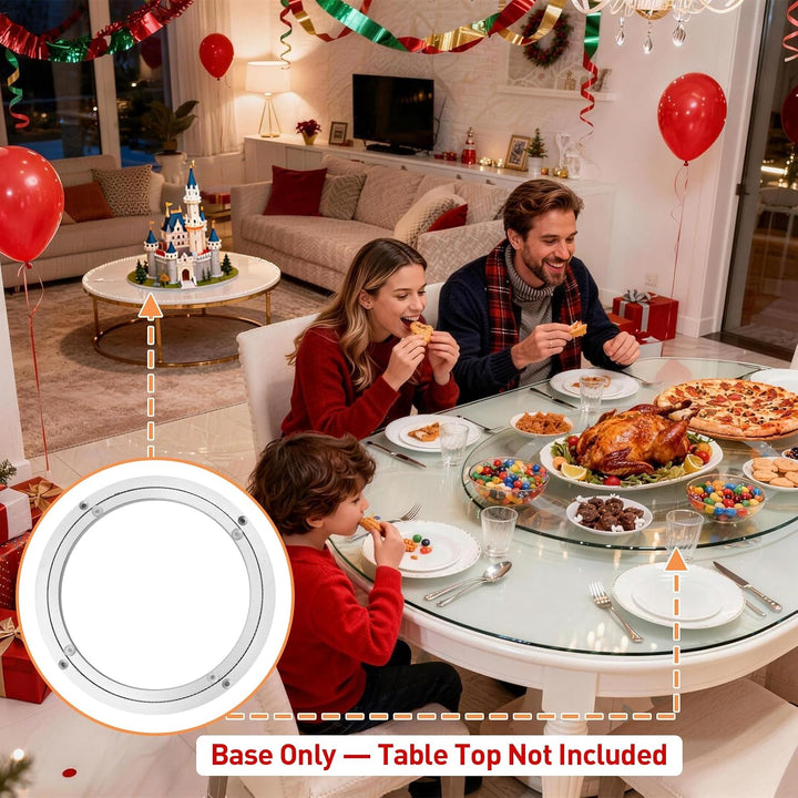 TamBee 12 Zoll Lazy Susan Drehtellerlager aus Aluminiumlegierung 30.5CM Drehteller Mechanismus drehe