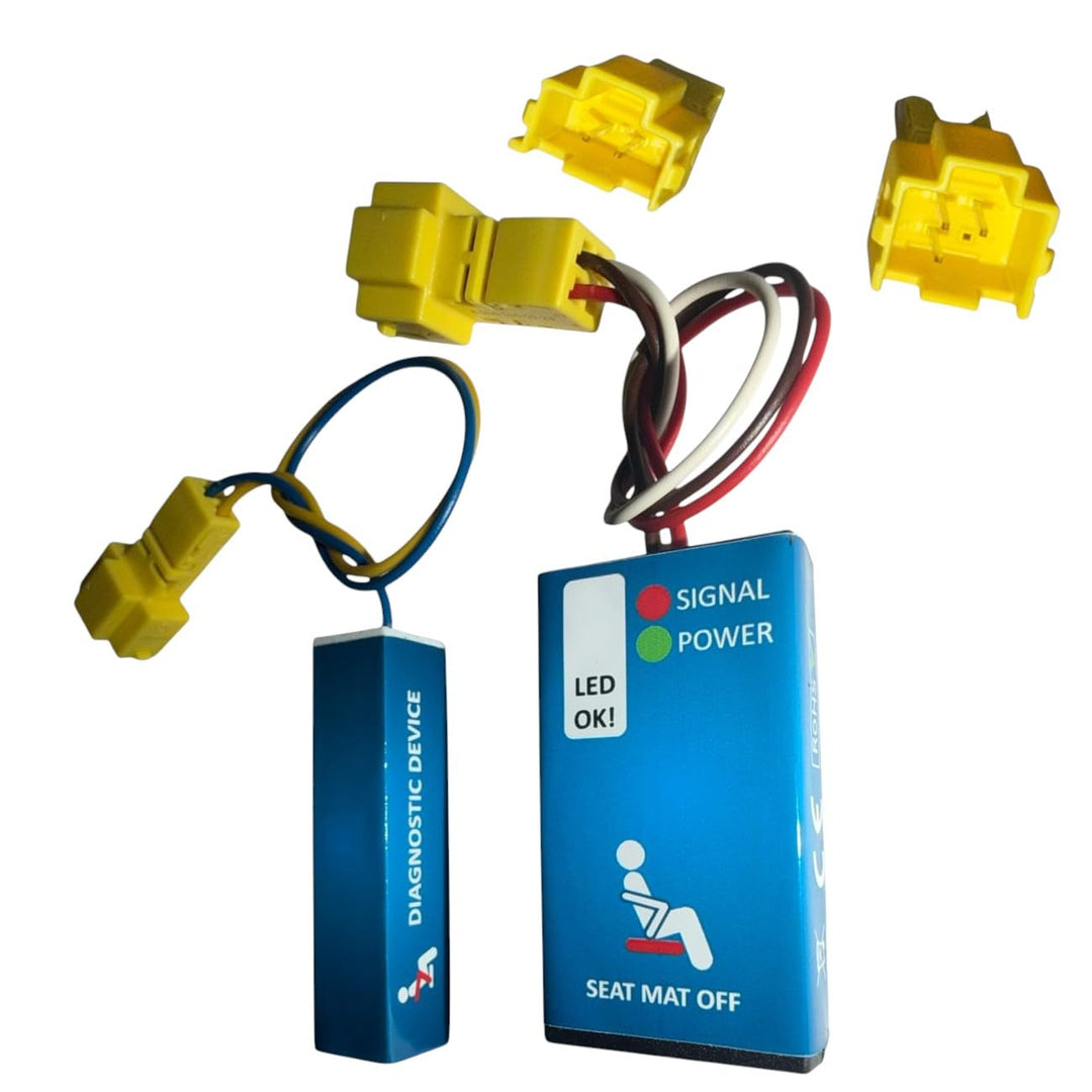 TBVPARTS Emulator Sensor Beruf Sitzmatte SRS Simulator Copilot Emulator Bypass Simulator Insassensen