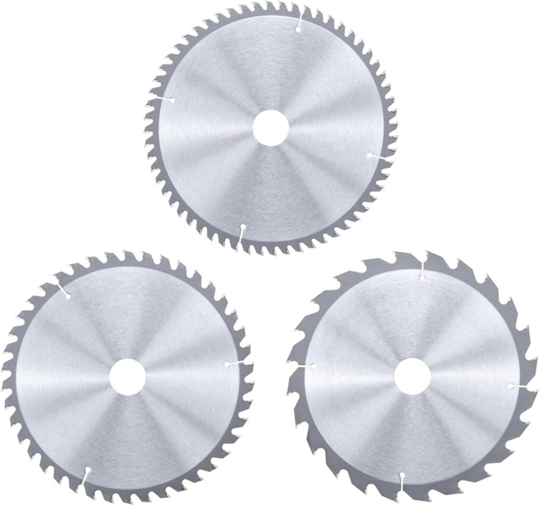 kwb by Einhell Kreissägeblattsatz 3-tlg. 210x30 mm Stat. Sägen-Zubehör (3x HM-Sägeblätter, Ø210x30 m