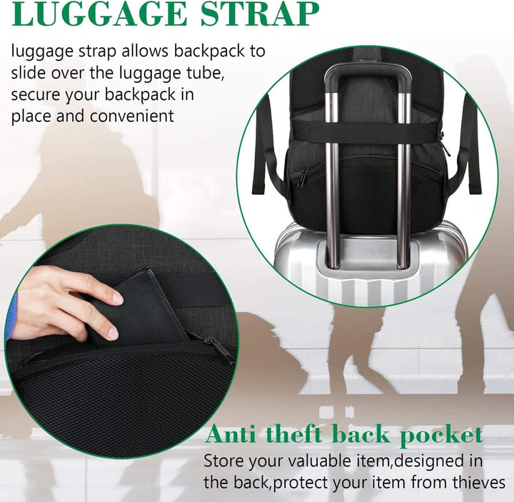 MATEIN Grosser Rucksack Herren, Laptop Rucksack 18 zoll, Reise Rucksack Gross | Wasserdicht Laptopta