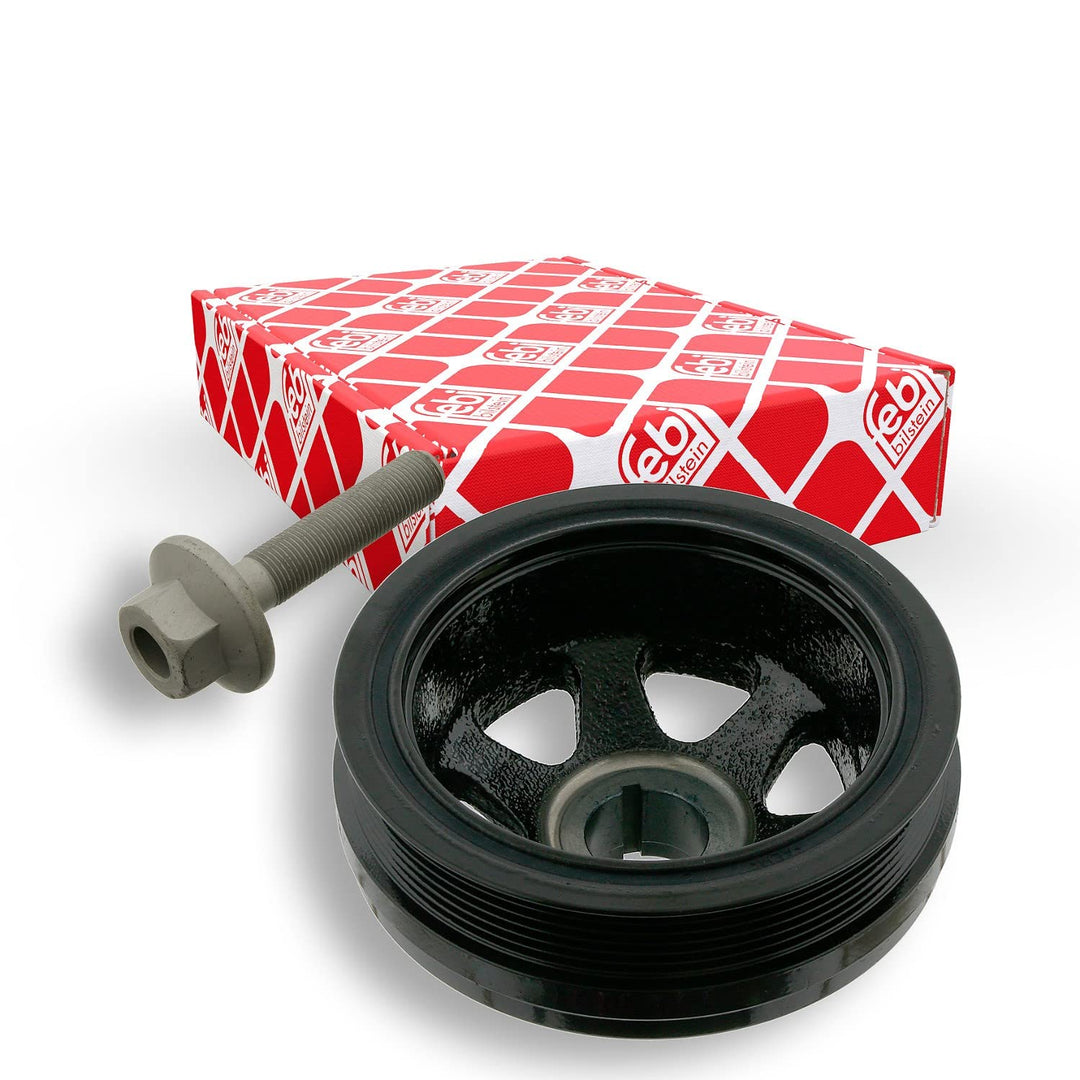 febi bilstein 33558 Riemenscheibe (entkoppelt) für Kurbelwelle, mit Schraube , 1 Stück