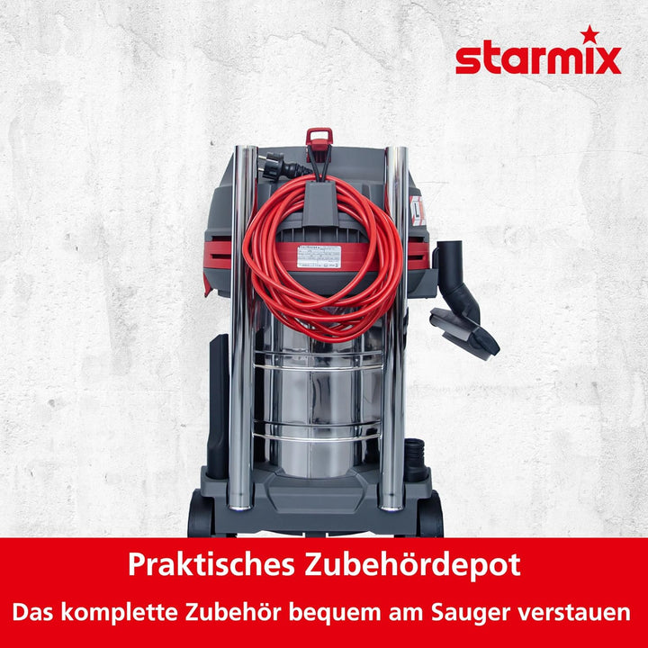 Starmix eCraft APL-1430 EWR - Elektrowerkzeug-Staubsauger für Arbeiten mit geringer Staubentwicklung