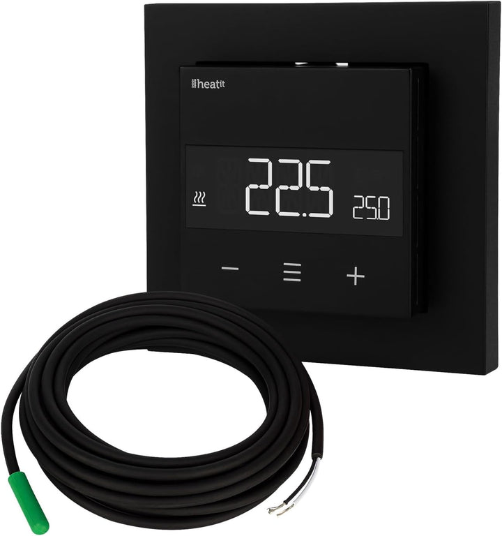 Heatit Z-TRM6 Z-Wave Plus Thermostat Raumregler mit EXT. Sensor für Fussbodenheizung elektrisch und