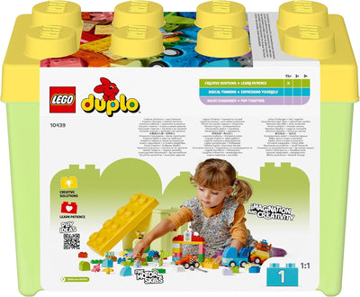 LEGO DUPLO Classic Steinebox Autos und LKWs, Spielset mit Fahrzeugen für Kleinkinder ab 1.5 Jahren,