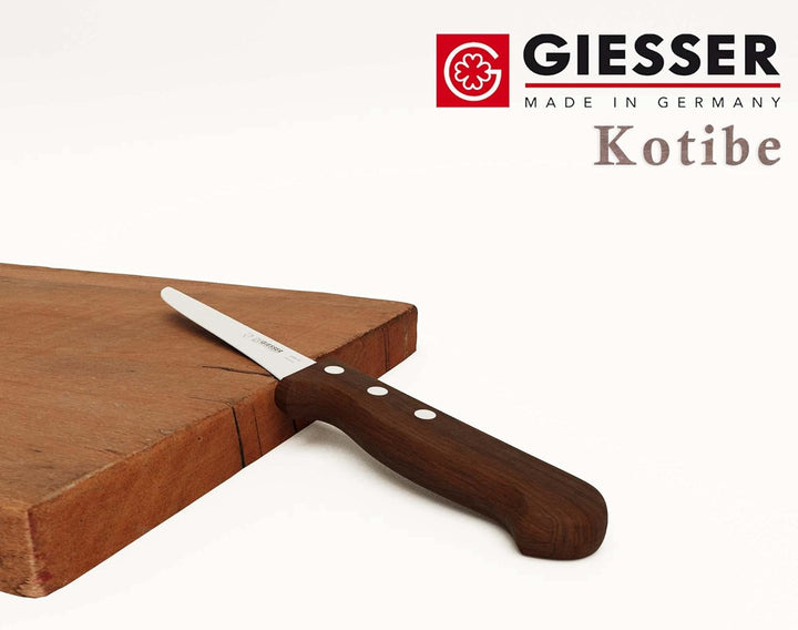 Giesser seit 1776 - Made in Germany - Ausbeinmesser mit Holzgriff rutschfest Kotibe, 13 cm, rostfrei