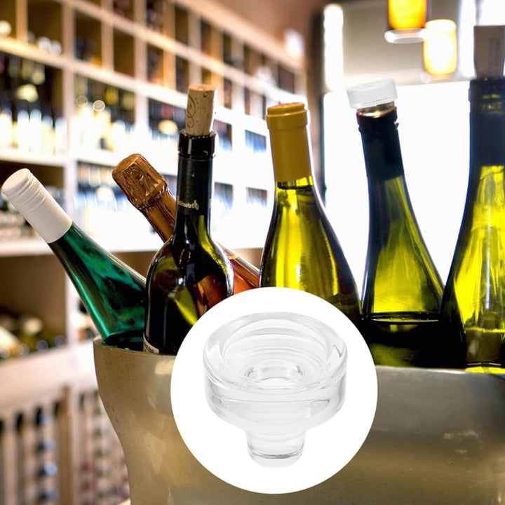 12 Stück Kork Wein Verschlussstopfen Glas Silikon Weinsparer Getränke flaschenverschluss Sektverschl