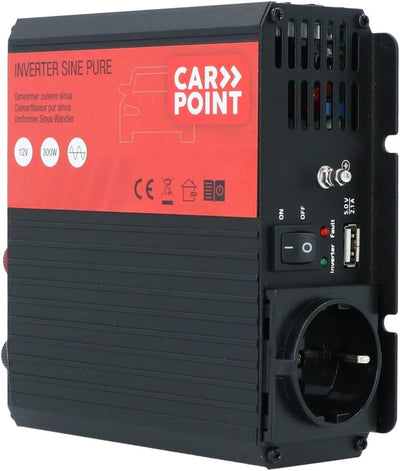 Carpoint Reiner Sinus Spannungswandler 12V>230V 300W, 300W