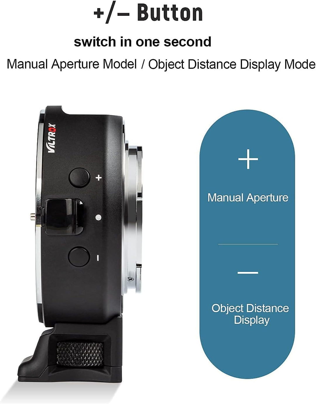 Viltrox Autofokus Adapter EF-E5 kompatibel mit Canon EF/EF-S Objektiv auf Sony E-Mount Kamera A9 A7