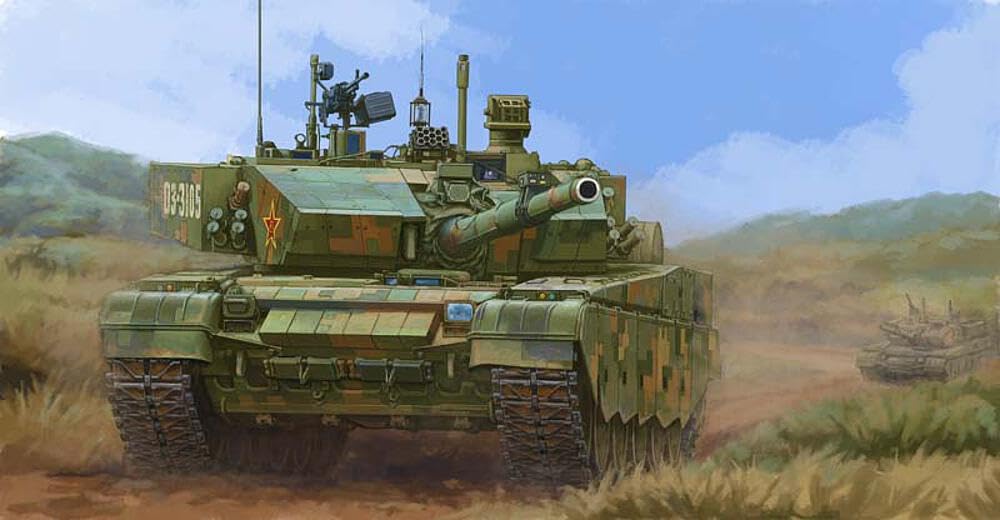 Hobbyboss HBB84518 1:35-PLA ZTZ-99A MBT Modellbausatz Massstab, geformte Farbe