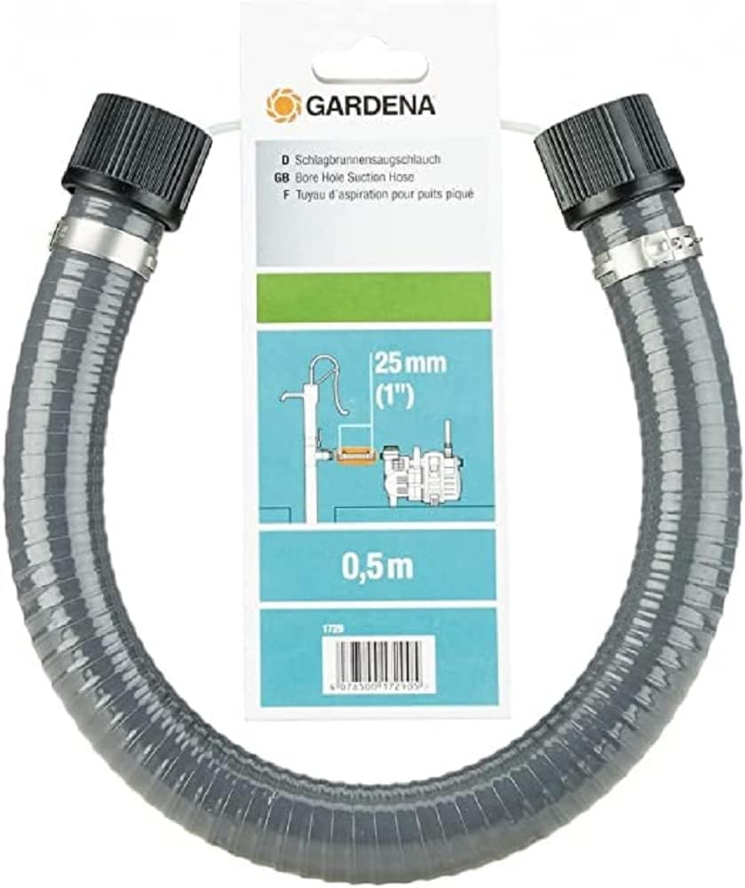 Gardena Comfort Hauswasserautomat 5000/5E LCD & 01729-20 Gartenarbeit, Grau, 20 x 20 x 30 cm Klassis