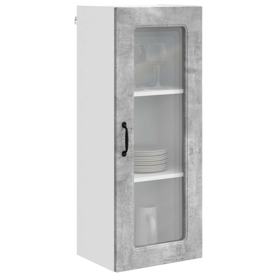 vidaXL Geschirrspülerfront Kalmar Beton Grau 40 x 31 x 100 cm, Eleganter moderner Küchenregal, gross