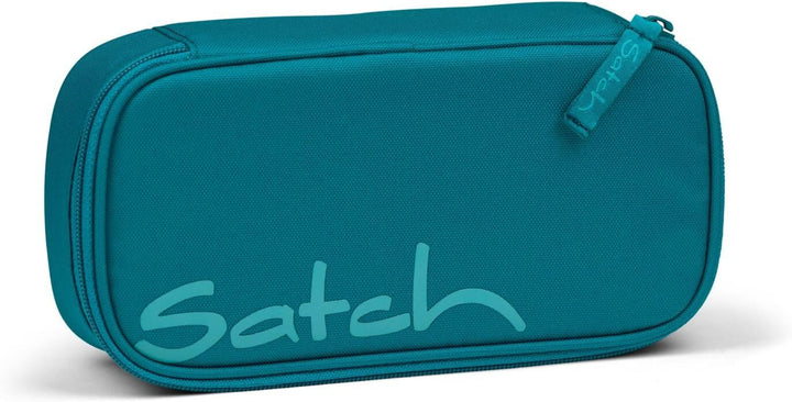 Satch Pack Schulrucksack Set 3tlg. inkl. Schlamperbox und Sportbeutel Deep Petrol, Deep Petrol