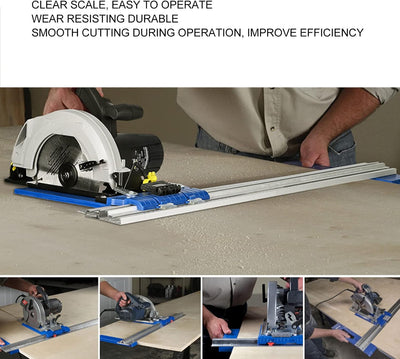 Gugxiom Kreissägenführung, 0–65 Cm (0–25,59 Zoll) Schnittbereich, Holzbearbeitungsschneider-Führungs