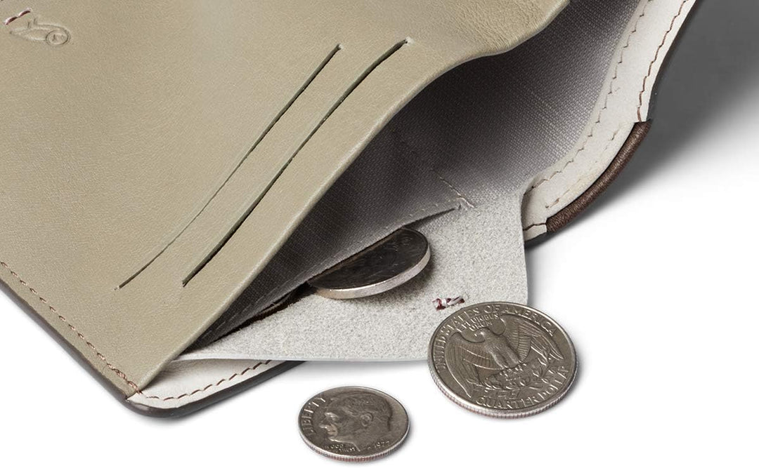 Bellroy Note Sleeve – Premium Edition - Darkwood (Schlanke Leder Brieftasche)