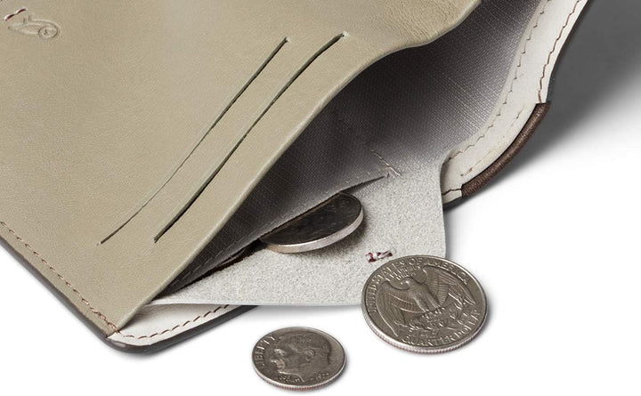 Bellroy Note Sleeve – Premium Edition - Darkwood (Schlanke Leder Brieftasche)
