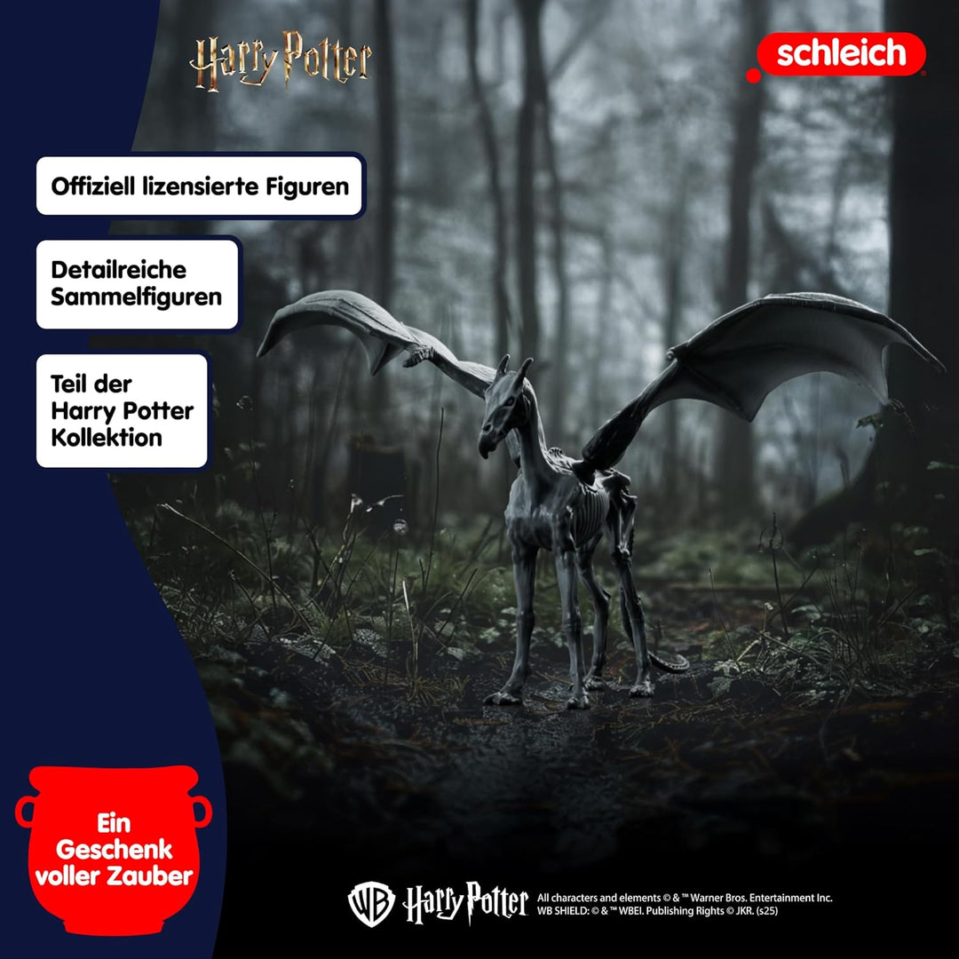 schleich Harry Potter | Thestral 13996 | Spielfigur mit beweglichen Flügeln | als Deko oder Sammelfi