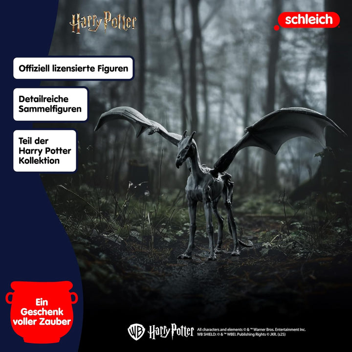 schleich Harry Potter | Thestral 13996 | Spielfigur mit beweglichen Flügeln | als Deko oder Sammelfi
