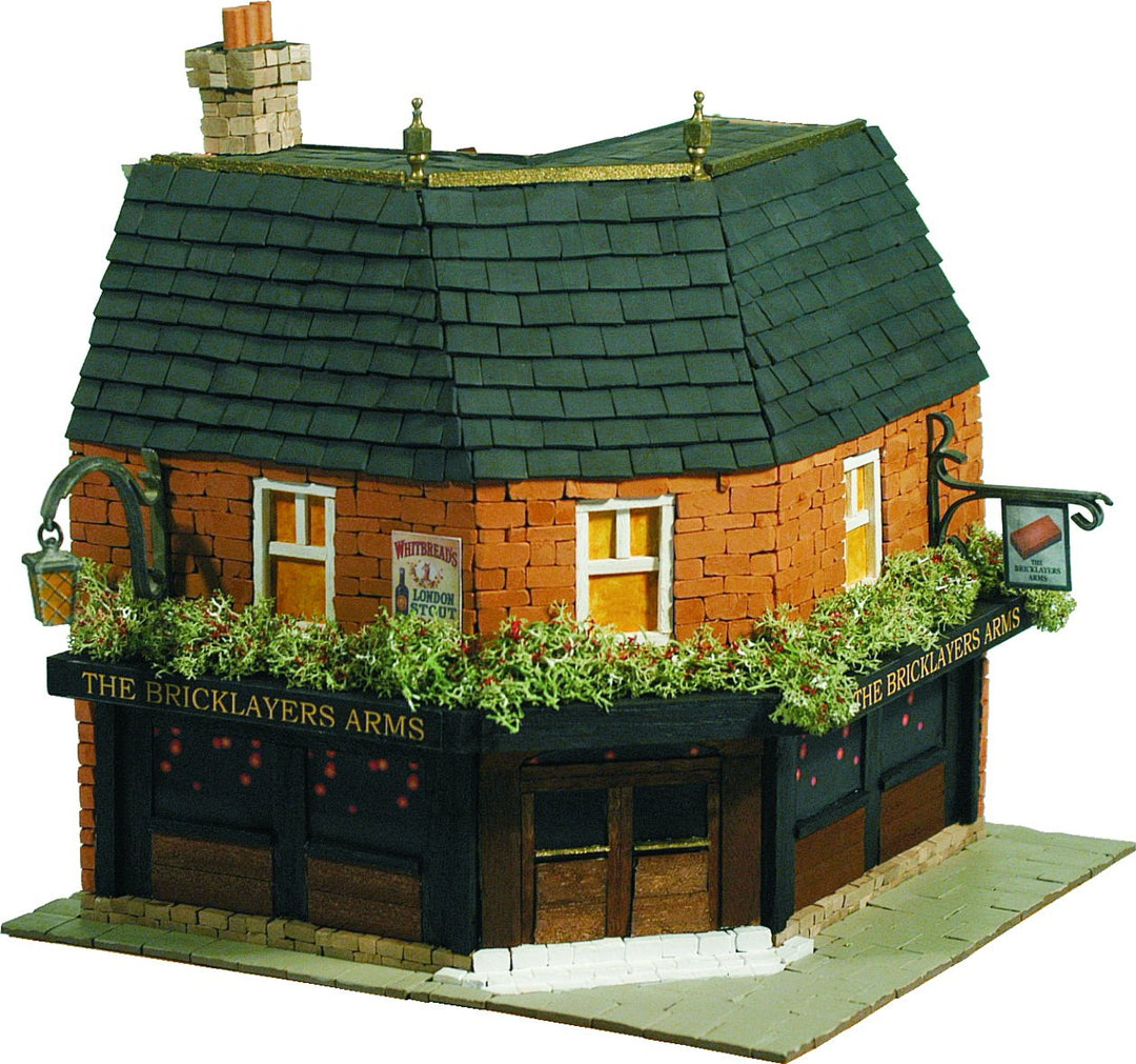 DOMUS-KITS Domus Kits40304 2157 Teile Country 7 The Bricklayers Arms Hausmodell, Massstab 1:50, Mehr