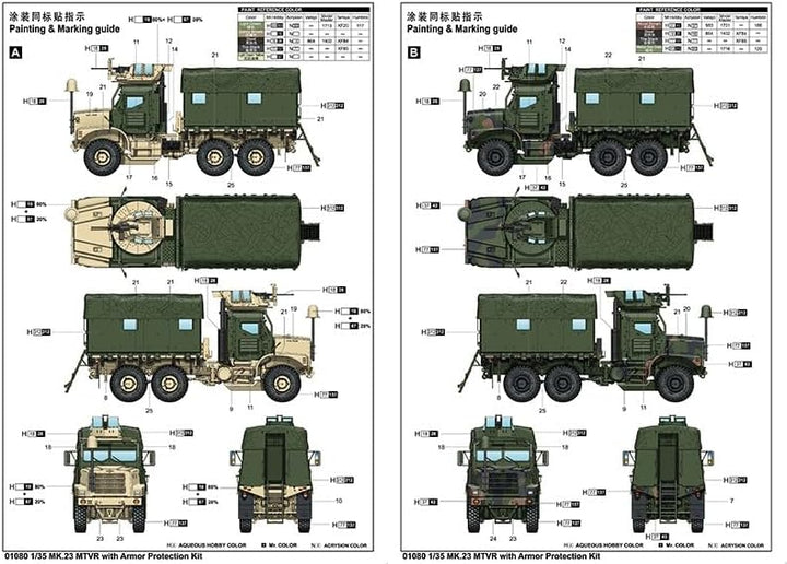 Trumpeter MK 23 MTVR Mas Truck TRU01080 Verschieden