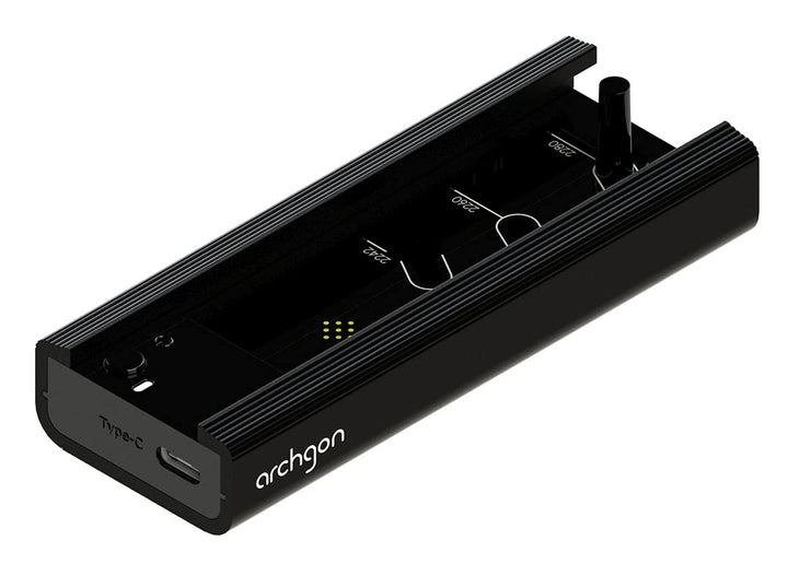Archgon MSD-3100 Externes SSD Dock NVMe(PCIe)/SATA , Kompatibel mit M.2 2242/2260/2280 SSD, USB 3.2