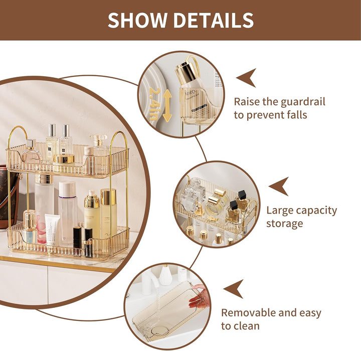 CESTATIVO Make up Organizer, Kosmetik Organizer, Beauty Organizer, Hautpflege Organizer für Badezimm