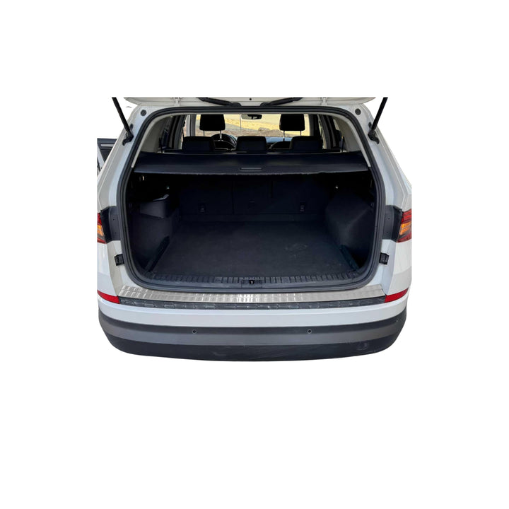 OMAC Ladekantenschutz Stossstangenschutz kompatibel mit Skoda Kodiaq NS7 2017-24 Chrom Gebürstet Kod