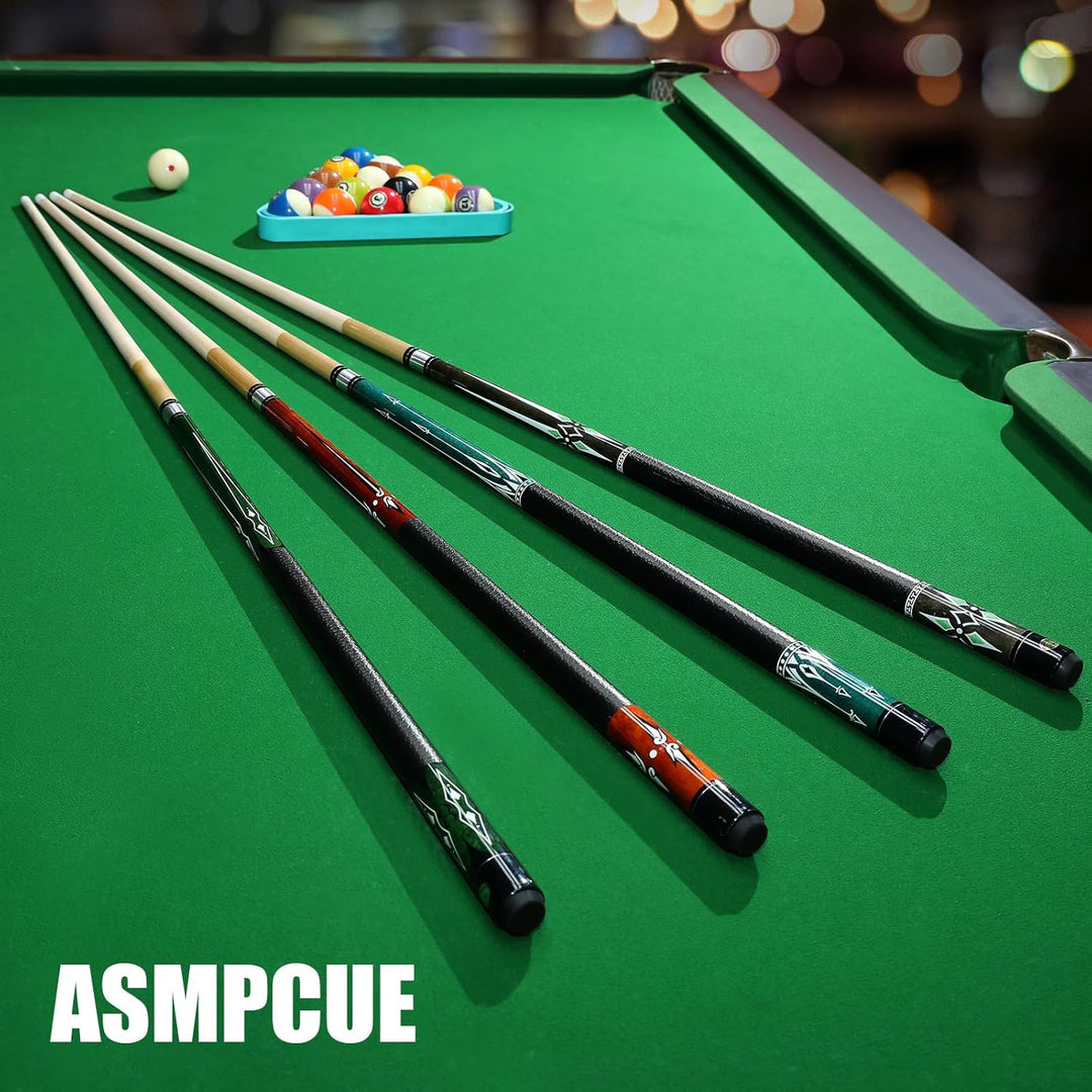 Pool Queue, 58 Zoll Billard Queue Kanadischer Ahornholz Pool Cue 13mm Spitzen für Professionelle Bil