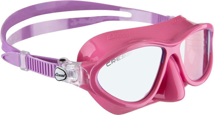 CRESSI Moon Schwimmbrille Kinder 7 bis 15 Jahre mit Bruchsicheren Gläsern, Kratzschutz, Sicherem Sit