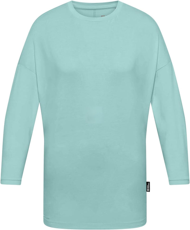 Jack Wolfskin Damen Travel 3 4 T W T-Shirt M Soft Jade Heather, M Soft Jade Heather
