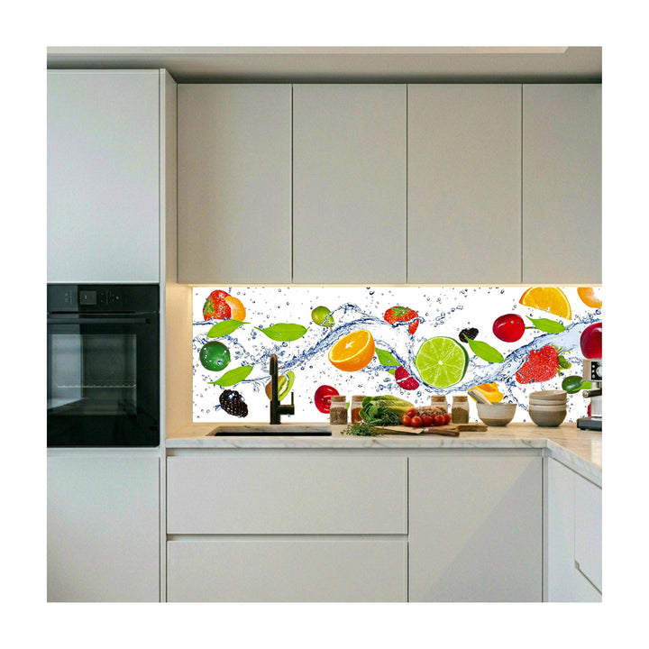 DIMEX Küchenrückwand Folie selbstklebend Obst | Klebefolie - Dekofolie - Spritzschutz für Küche | Pr