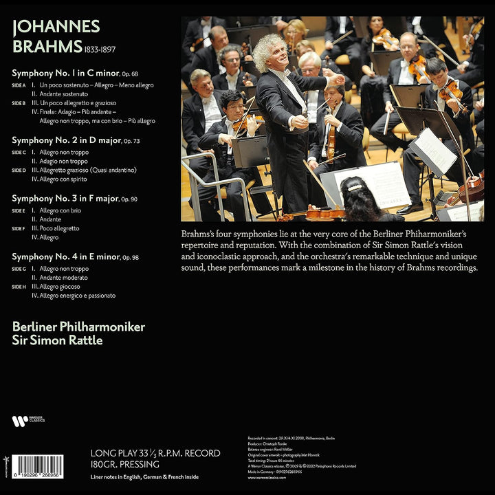 Sinfonien 1-4, Vinyl