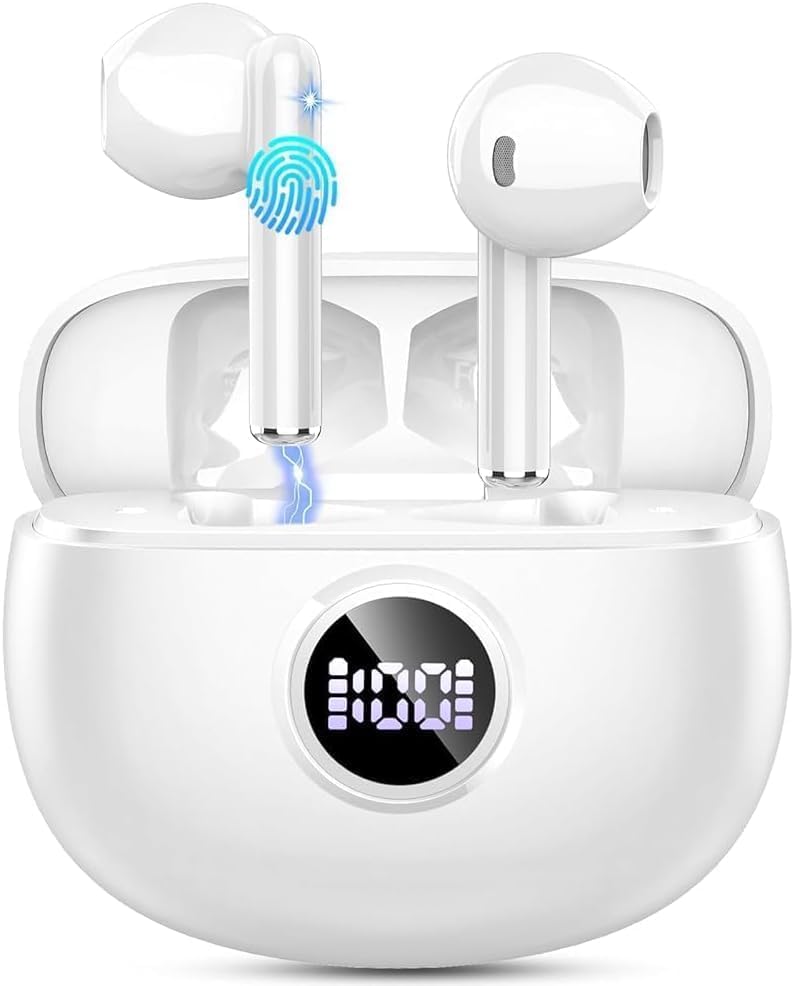 Drsaec Bluetooth Kopfhörer, 2026 Neu 6D Tiefer Bass In Ear Kopfhörer Kabellos Bluetooth 5.3 Kabellos