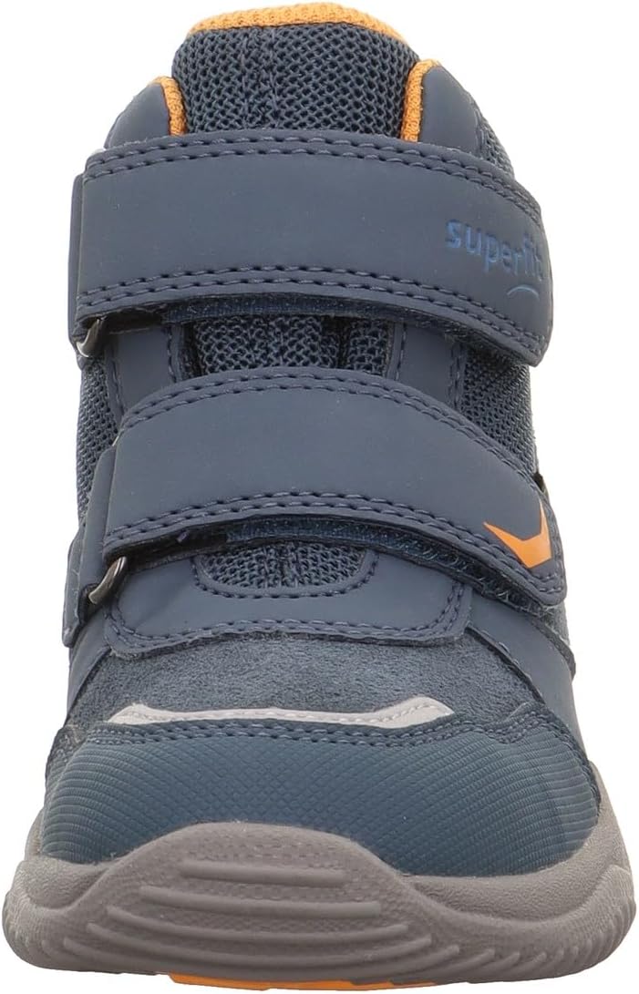 Superfit Jungen Storm Sneaker 25 EU Schmal Blau Orange 8040, 25 EU Schmal Blau Orange 8040