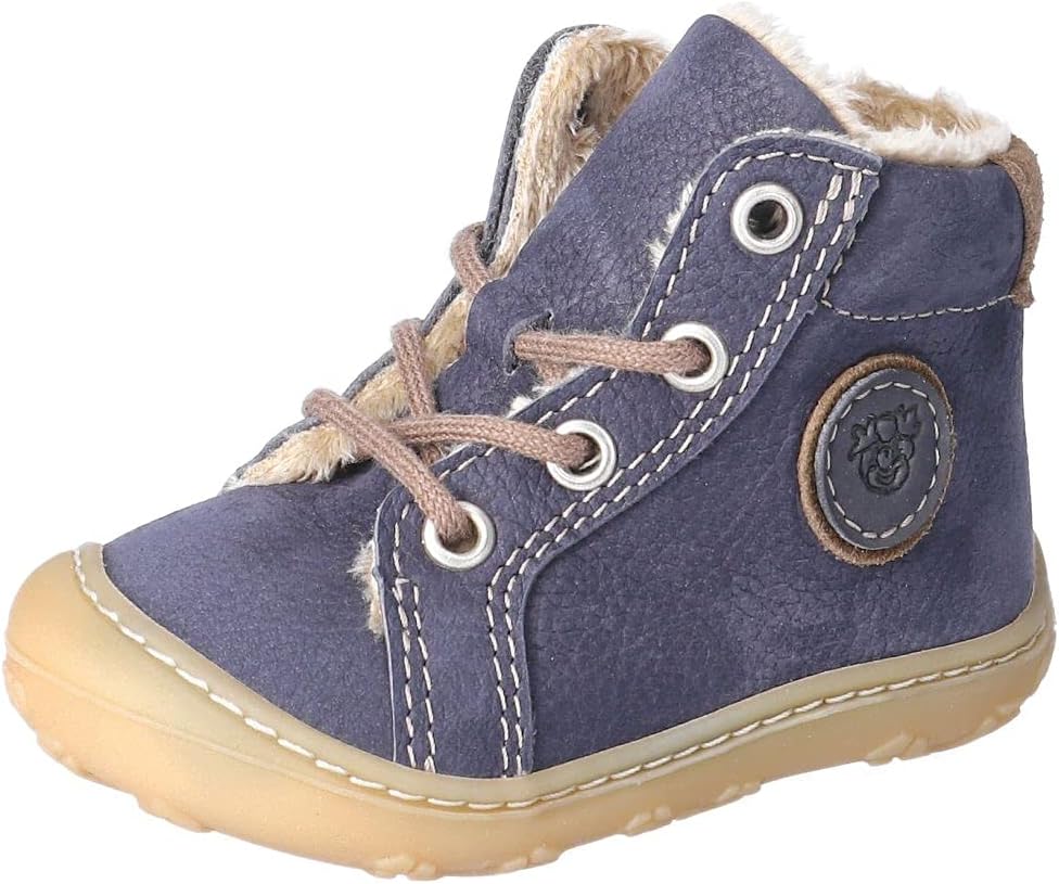 RICOSTA Mädchen und Jungen Winterstiefel Georgie, Kinder Lauflernschuhe, Weite: Mittel, lose Einlage